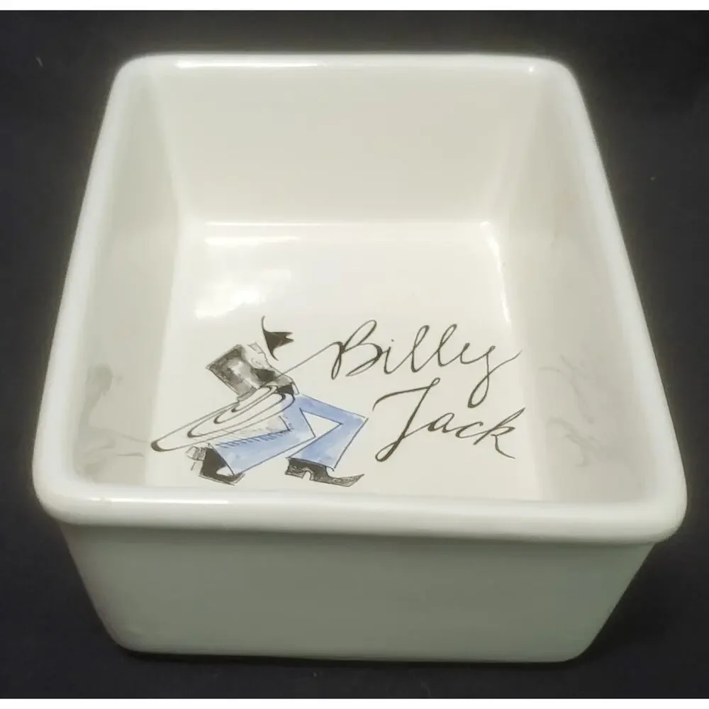 Pottery Barn Tie One On Billy Jack Cowgirl Bar Nut Condiment Dish Bowl